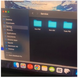 Service folder in Finder