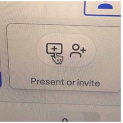 Present or invite menu