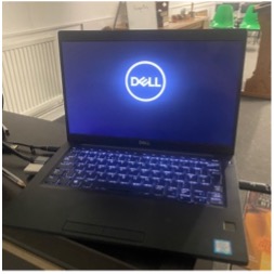 Dell laptop desktop screen